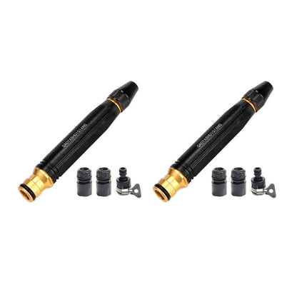 🏆Heavy Duty Adjustable Twist Hose Nozzle Jet Sweeper Nozzle - 2 sets